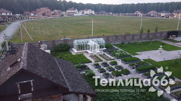 Индивидуальная теплица Ботаник в белом цвете!
