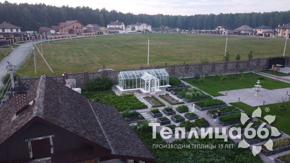 Индивидуальная теплица Ботаник в белом цвете!