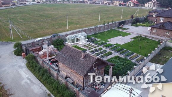 Индивидуальная теплица Ботаник в белом цвете!