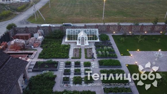 Индивидуальная теплица Ботаник в белом цвете!