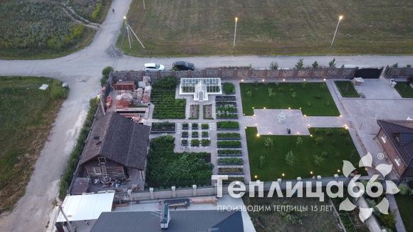 Индивидуальная теплица Ботаник в белом цвете!