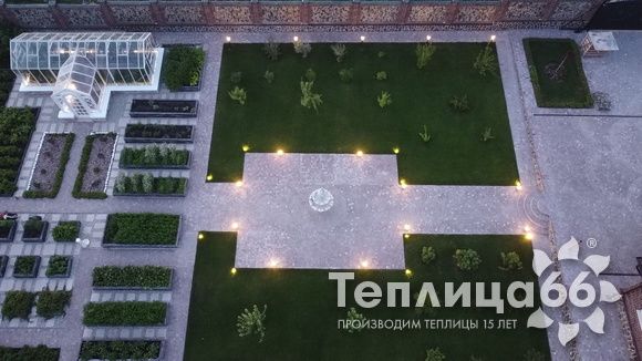 Индивидуальная теплица Ботаник в белом цвете!