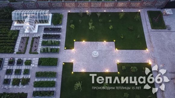 Индивидуальная теплица Ботаник в белом цвете!