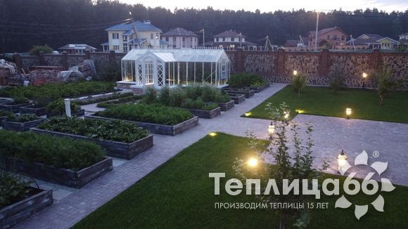 Индивидуальная теплица Ботаник в белом цвете!