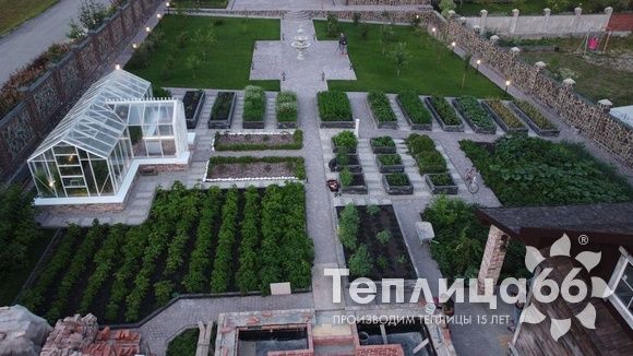 Индивидуальная теплица Ботаник в белом цвете!