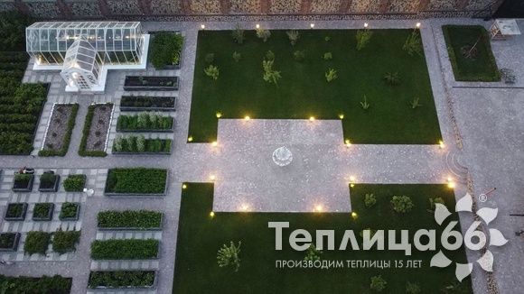 Индивидуальная теплица Ботаник в белом цвете!
