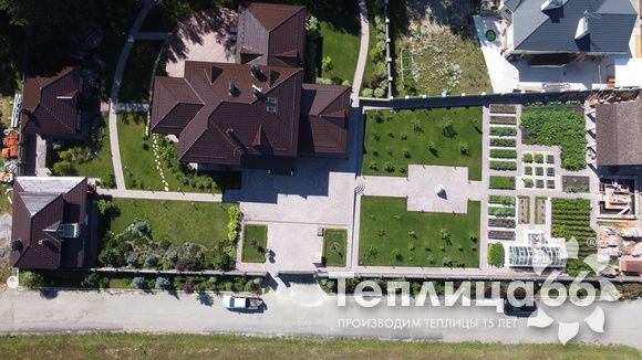 Индивидуальная теплица Ботаник в белом цвете!