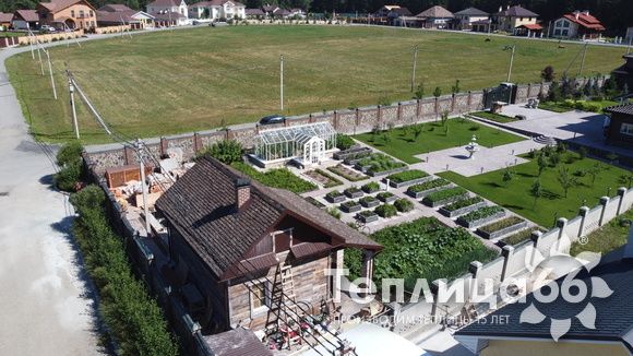 Индивидуальная теплица Ботаник в белом цвете!